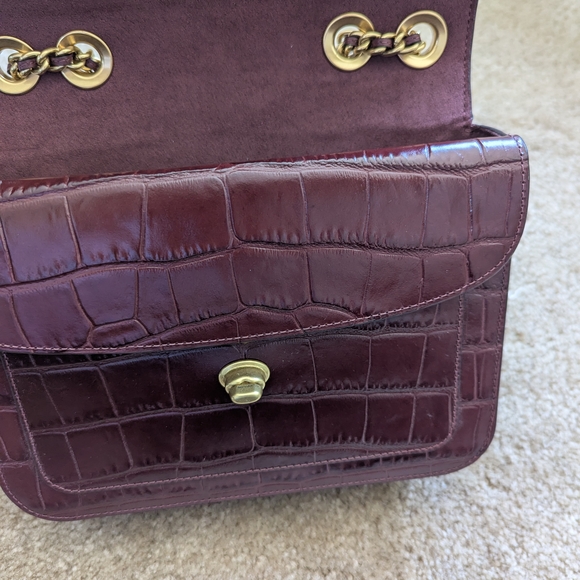 Coach Madison Shoulder Bag - Burgundy - Picture 10 of 10